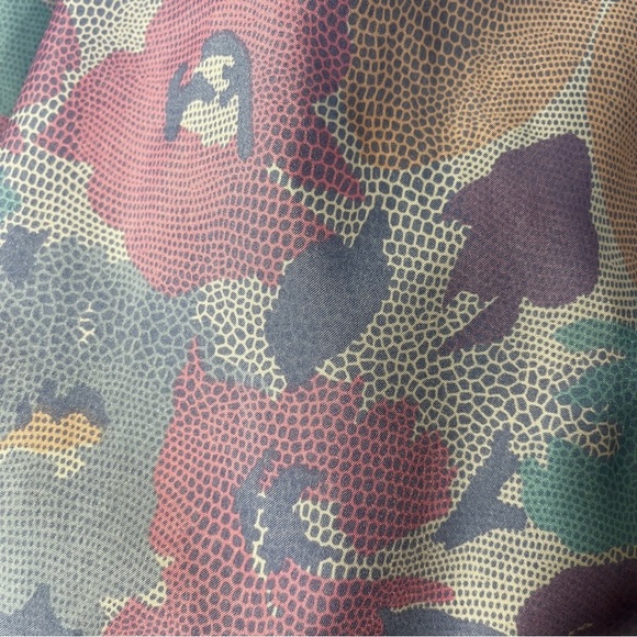 Vintage Anderson-Little Floral Paste Pink & Blue 70's Secretary Blouse with Bow - Picture 3 of 10